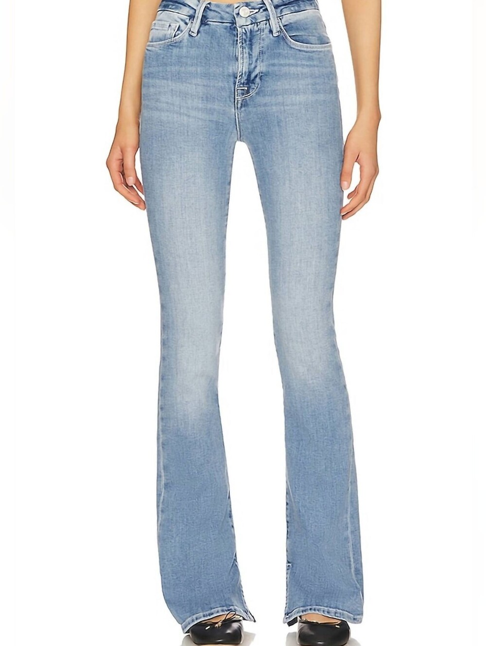 EUC-Women's Frame Le Mini Boot Jeans- Sz 27